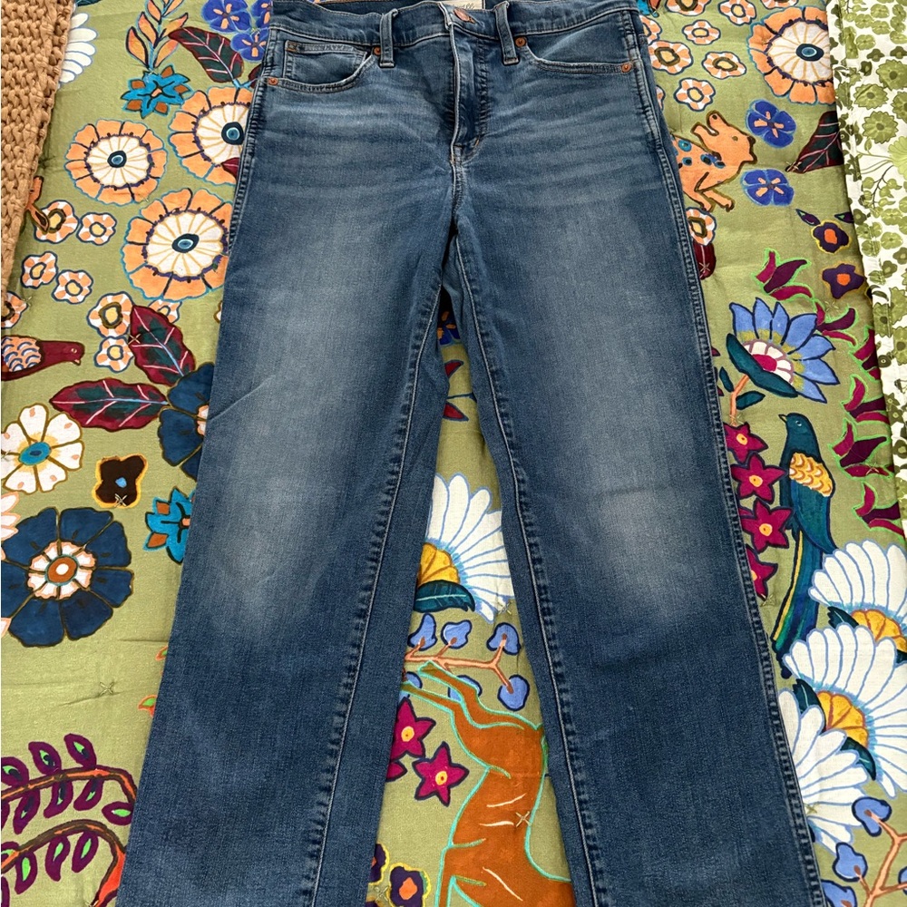 Madewell Stovepipe Classic Blue Denim Jeans- size 25